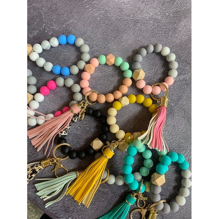 Key ring bracelet