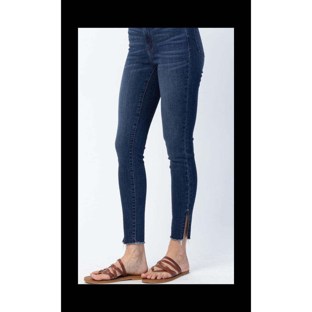 Judy Blue Hi waist slit skinny ~ SALE