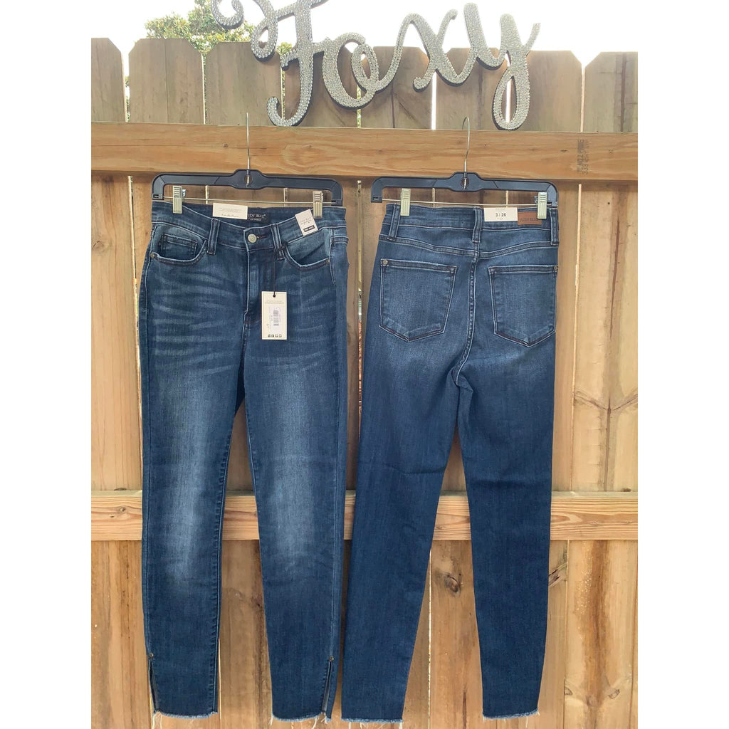 Judy Blue Hi waist slit skinny ~ SALE