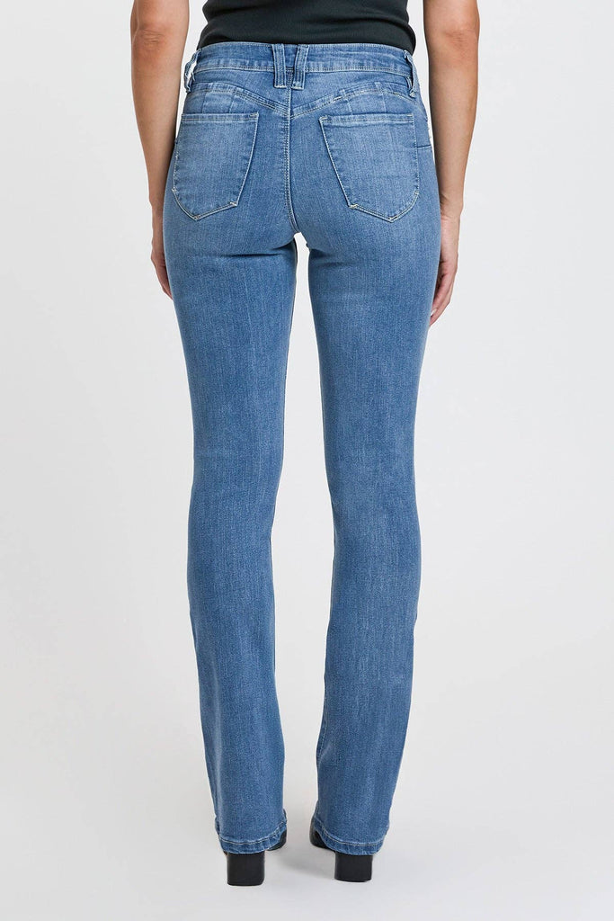 Mid Rise Curve WannaBettaButt Bootcut Jeans-WP067075: 08L / 6