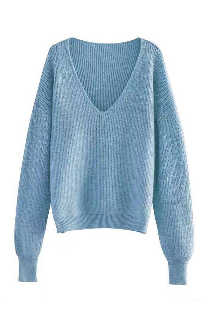 Long sleeve sweater: White /