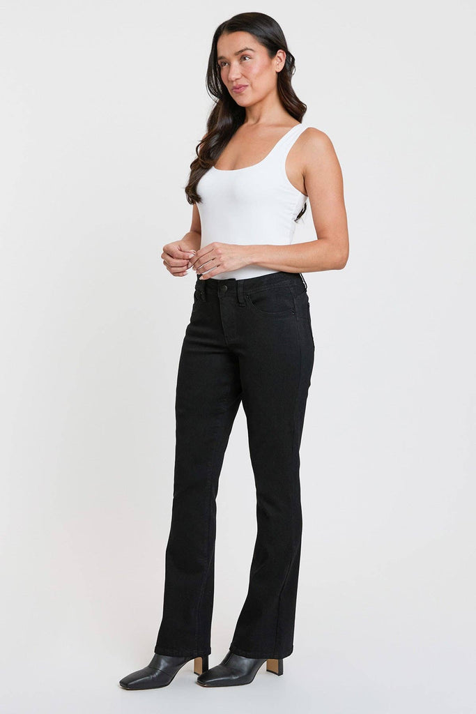Mid Rise Curve WannaBettaButt Bootcut Jeans-WP067075: 08L / 6