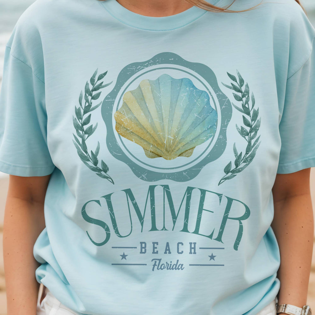 Summer vibes tee respect the locals tshirts summer season: Ice Blue / 1 S, 1 M, 1 LG, 1 XL
