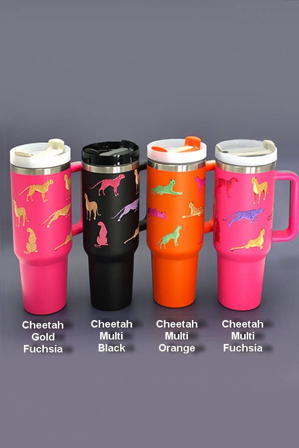 40oz STAINLESS STEEL TUMBLER ALL STYLES | TB40OZ: BOW LT PINK N