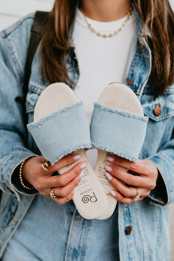 Blue Jean Baby: Large 9.5-10.5
