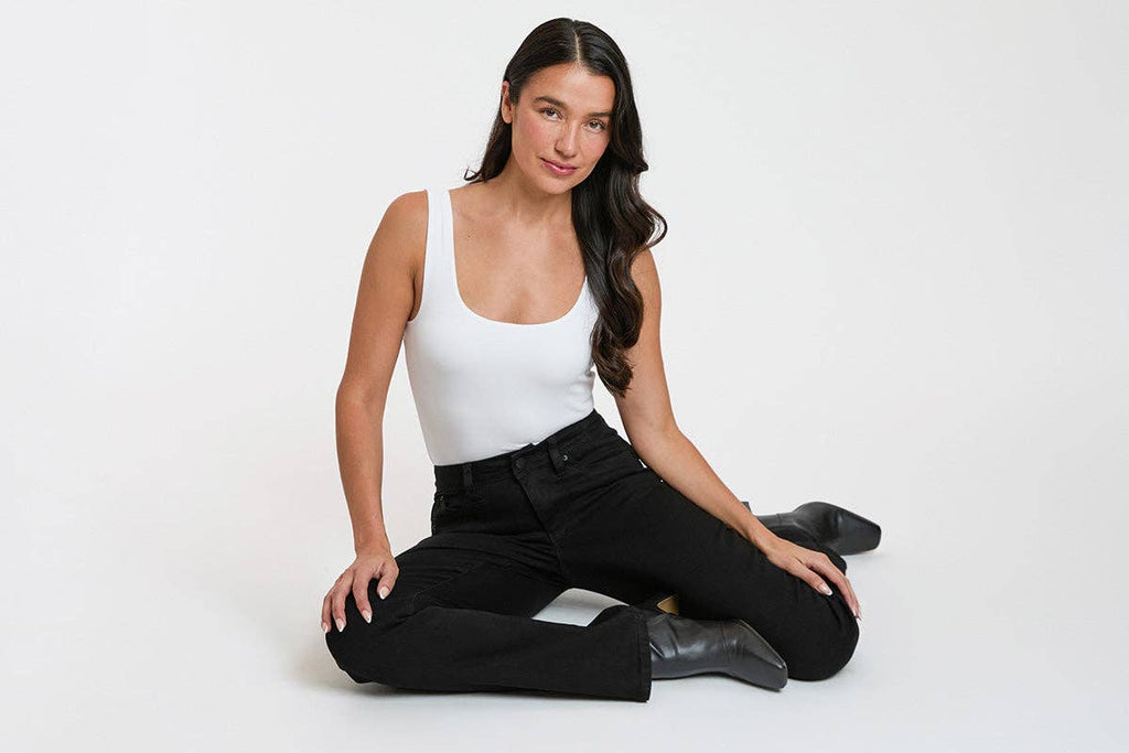 Mid Rise Curve WannaBettaButt Bootcut Jeans-WP067075: 08L / 6