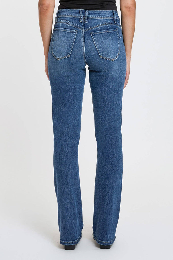 Mid Rise Curve WannaBettaButt Bootcut Jeans-WP067075: 08L / 6