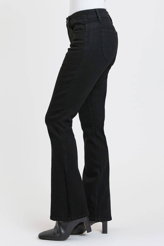 Mid Rise Curve WannaBettaButt Bootcut Jeans-WP067075: 08L / 6
