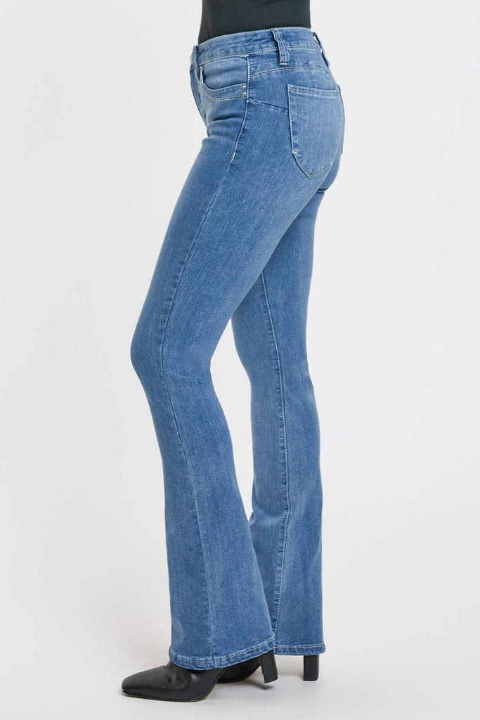 Mid Rise Curve WannaBettaButt Bootcut Jeans-WP067075: 08L / 6