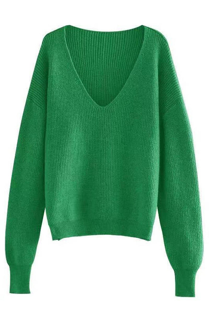 Long sleeve sweater: White /