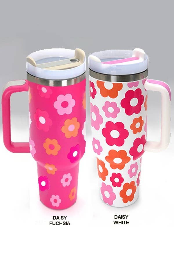 40oz STAINLESS STEEL TUMBLER ALL STYLES | TB40OZ: BOW LT PINK N